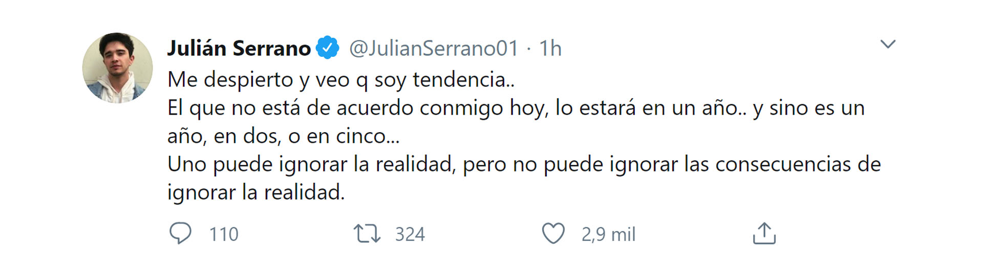 Los mensajes de Julián Serrano