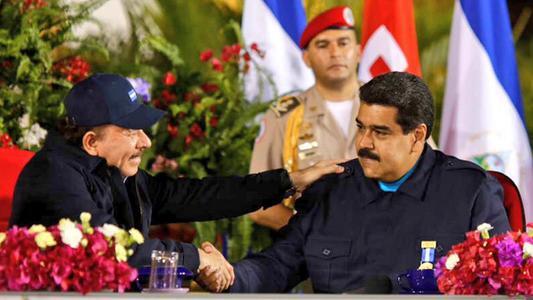 Daniel ortega y Nicolás Maduro