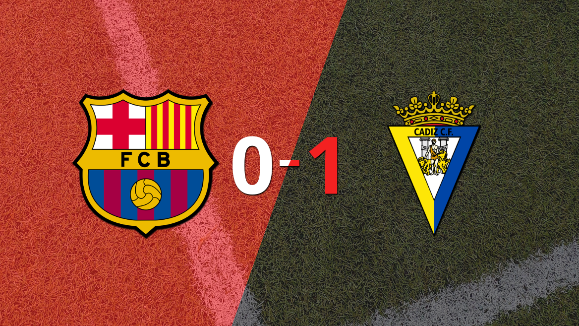 Cádiz derrotó a Barcelona 1 a 0