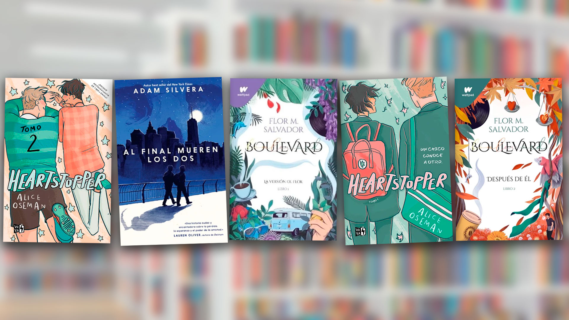 Libros juveniles para leer este fin de semana: “Heartstopper”, “Boulevard”  y “Al final mueren los dos” por menos de 45.000 pesos colombianos - Infobae
