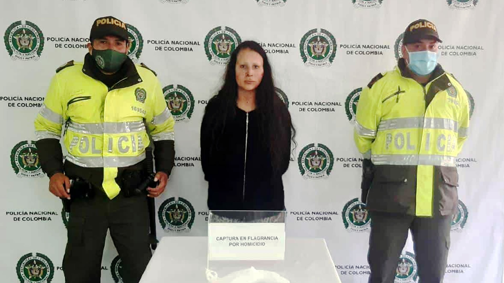Mujer de 25 años asesinó con cuchillo a su madre en medio de una pelea, al sur de Bogotá. Foto: Policía Nacional.