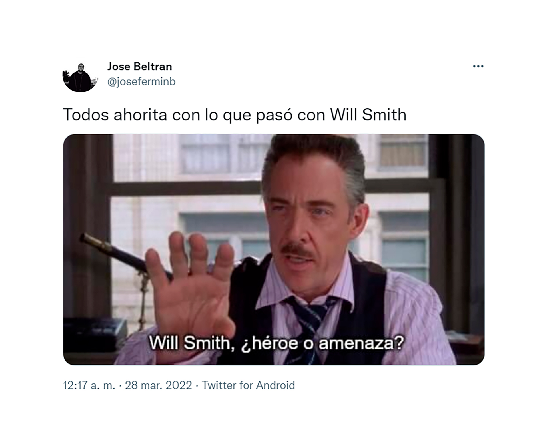 Los memes sobre el episodio entre Will Smith después de golpear a Chris  Rock en la ceremonia del Oscar - Infobae