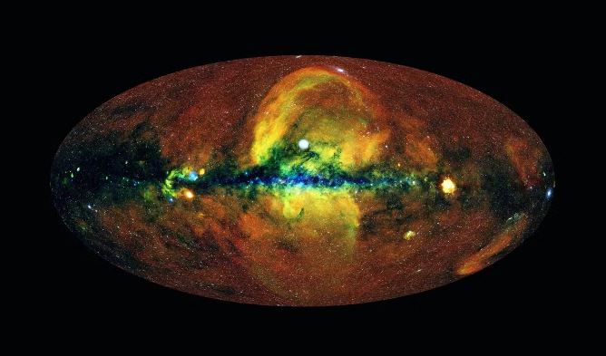 La foto del Universo conocido, con la Vía Láctea en el centro