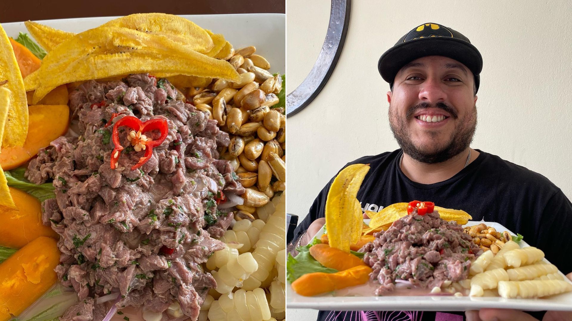 El Cholo Mena prueba ceviche de carne y su reacción sorprende a los  peruanos - Infobae