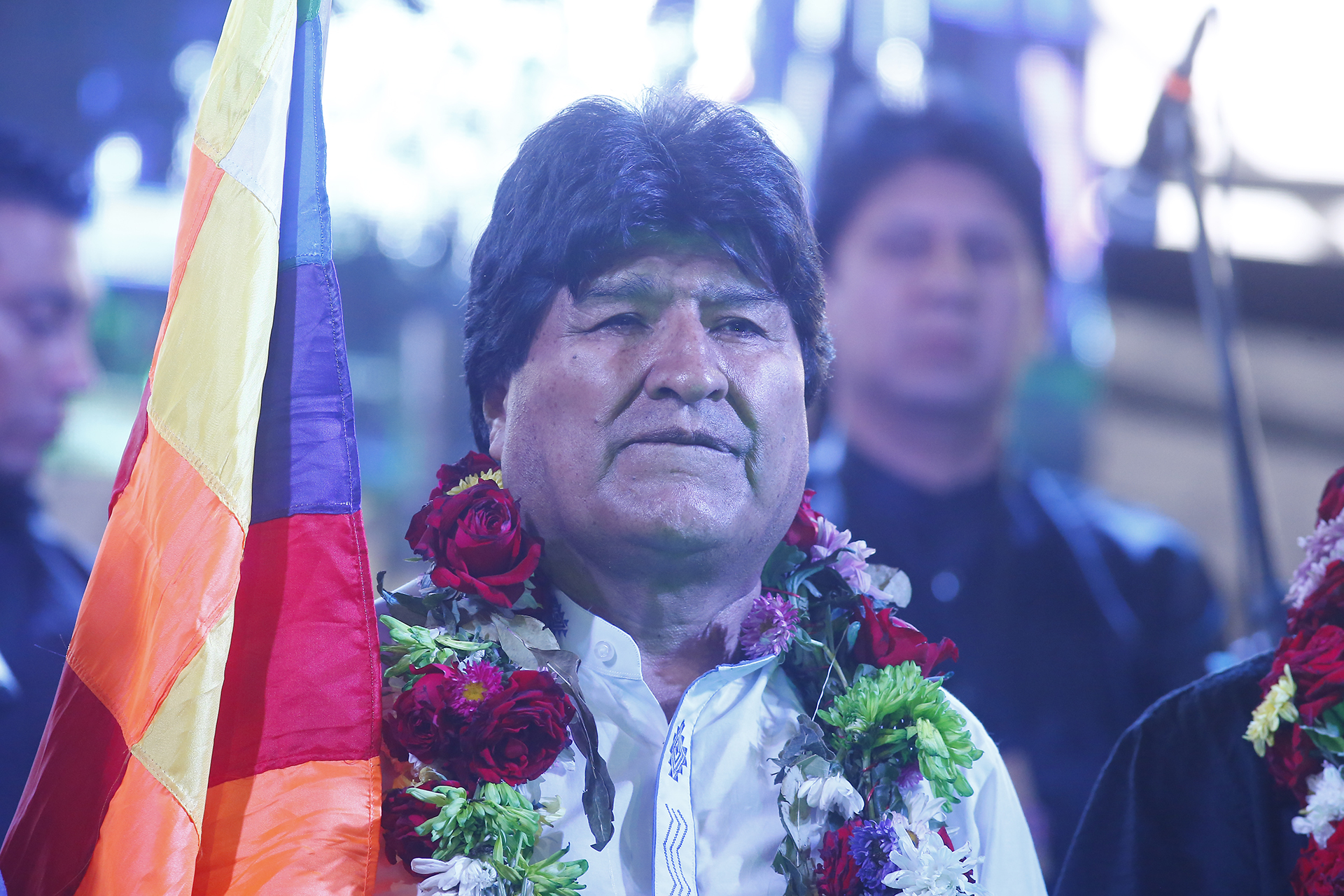 Evo Morales sostiene que en 2019 se vio obligado a dejar la presidencia por un golpe de Estado impulsado por Camacho (Crédito: Luciano Gonzalez)