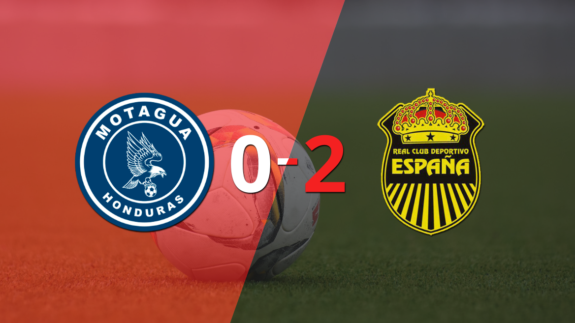 Real España, away, defeated FC Motagua 2-0 - Infobae