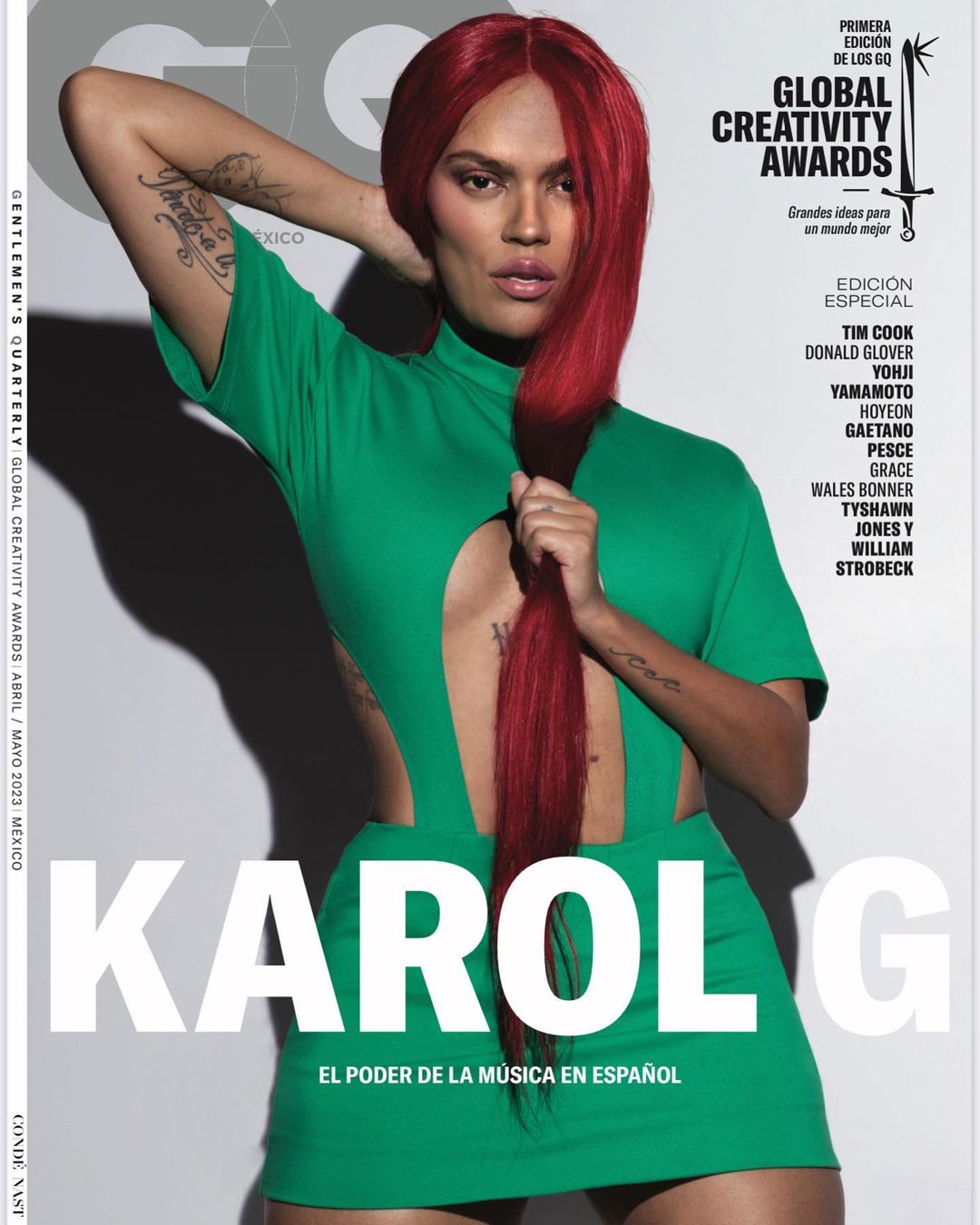 Esta fue la portada que causó incomodidad en Karol G y una gran cantidad de sus seguidores | Foto: Instagram @karolg
