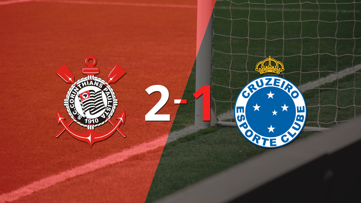 Corinthians derrotó 2-1 en casa a Cruzeiro