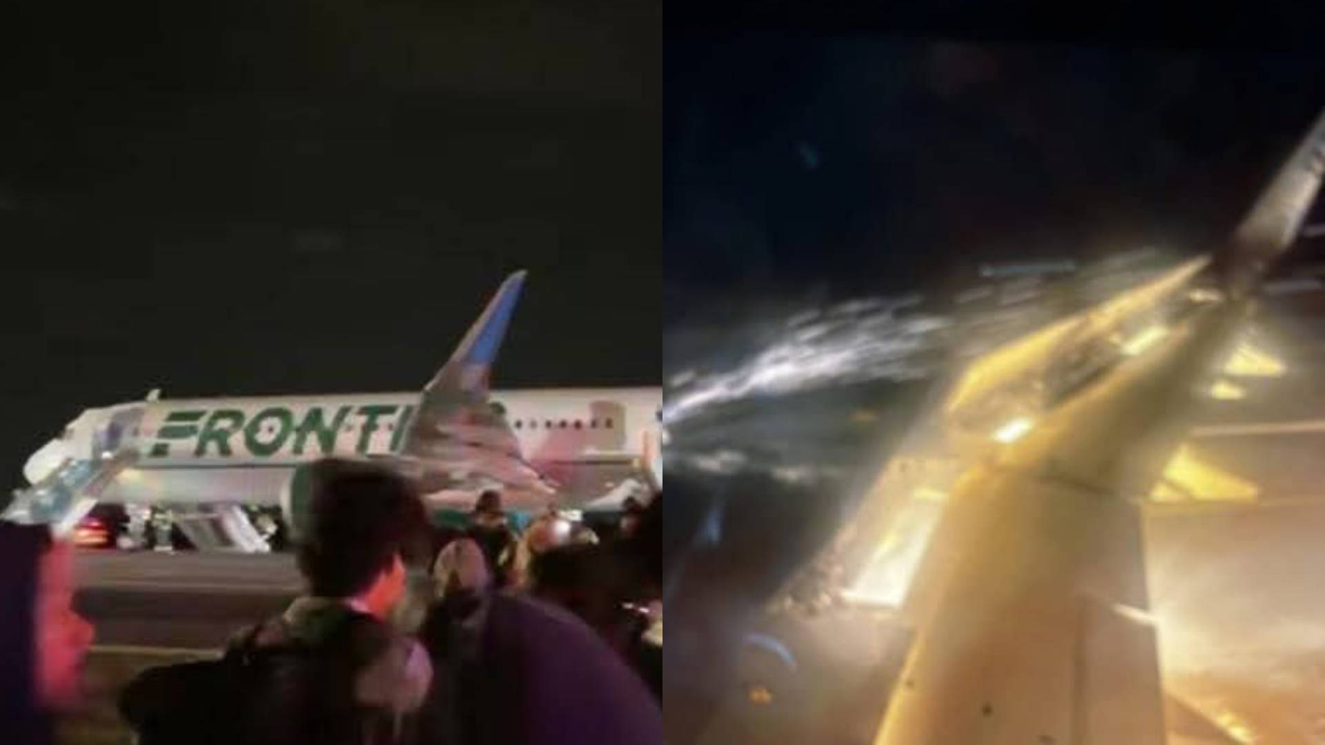 Un avión de Frontier Airlines atropelló a un peatón y desató un incendio en  Denver - Infobae