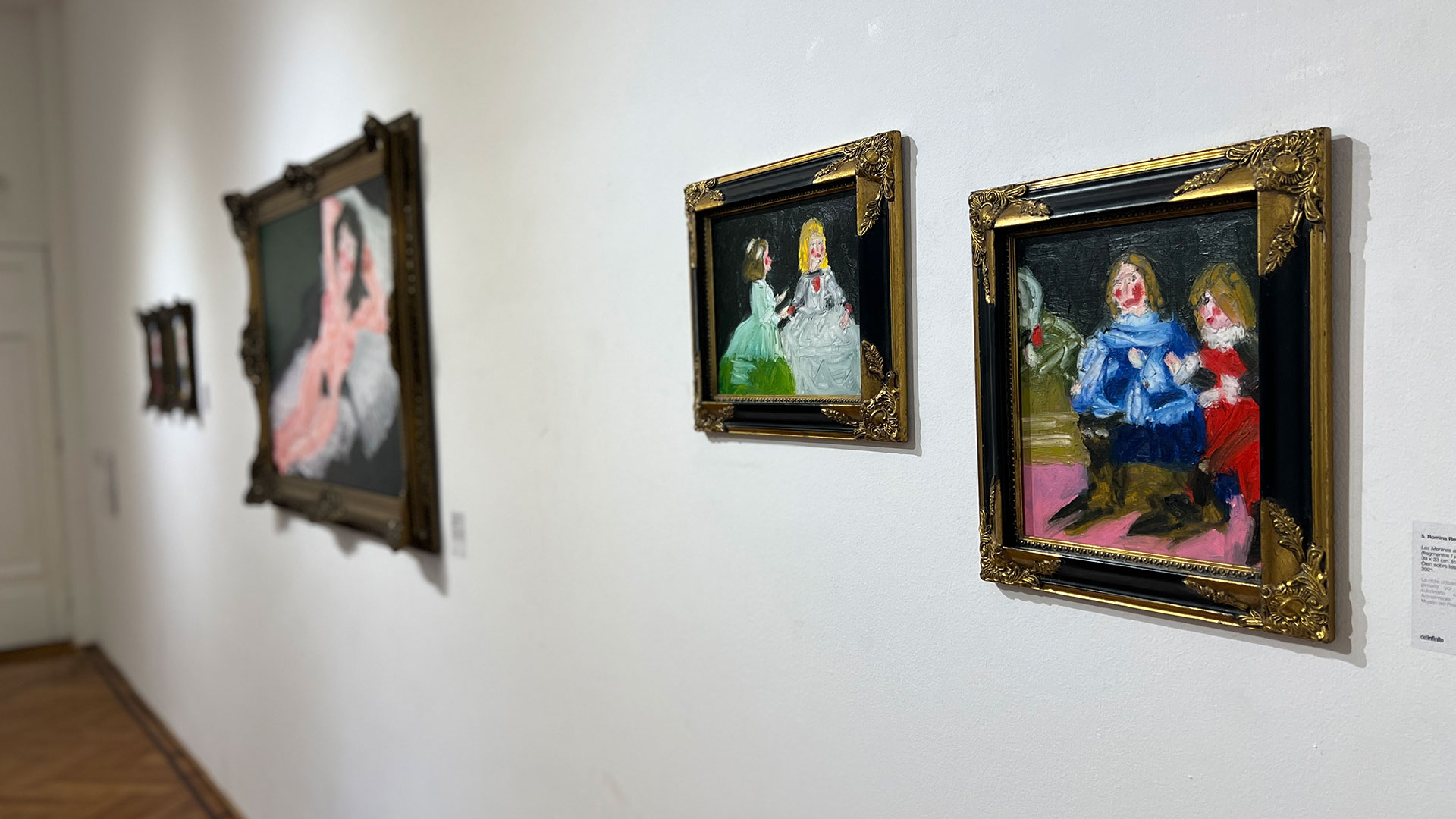 Dos obras inspiradas en diferentes espacios de "Las Meninas" de Velázquez