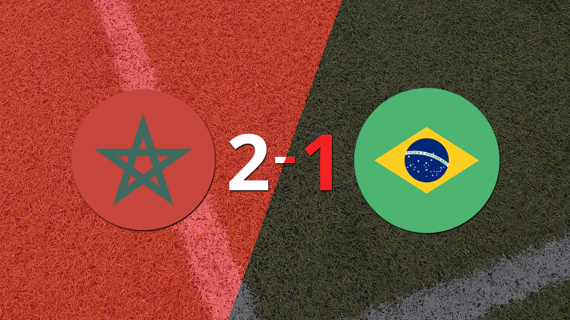 Brasil cayó 2-1 en su visita a Marruecos