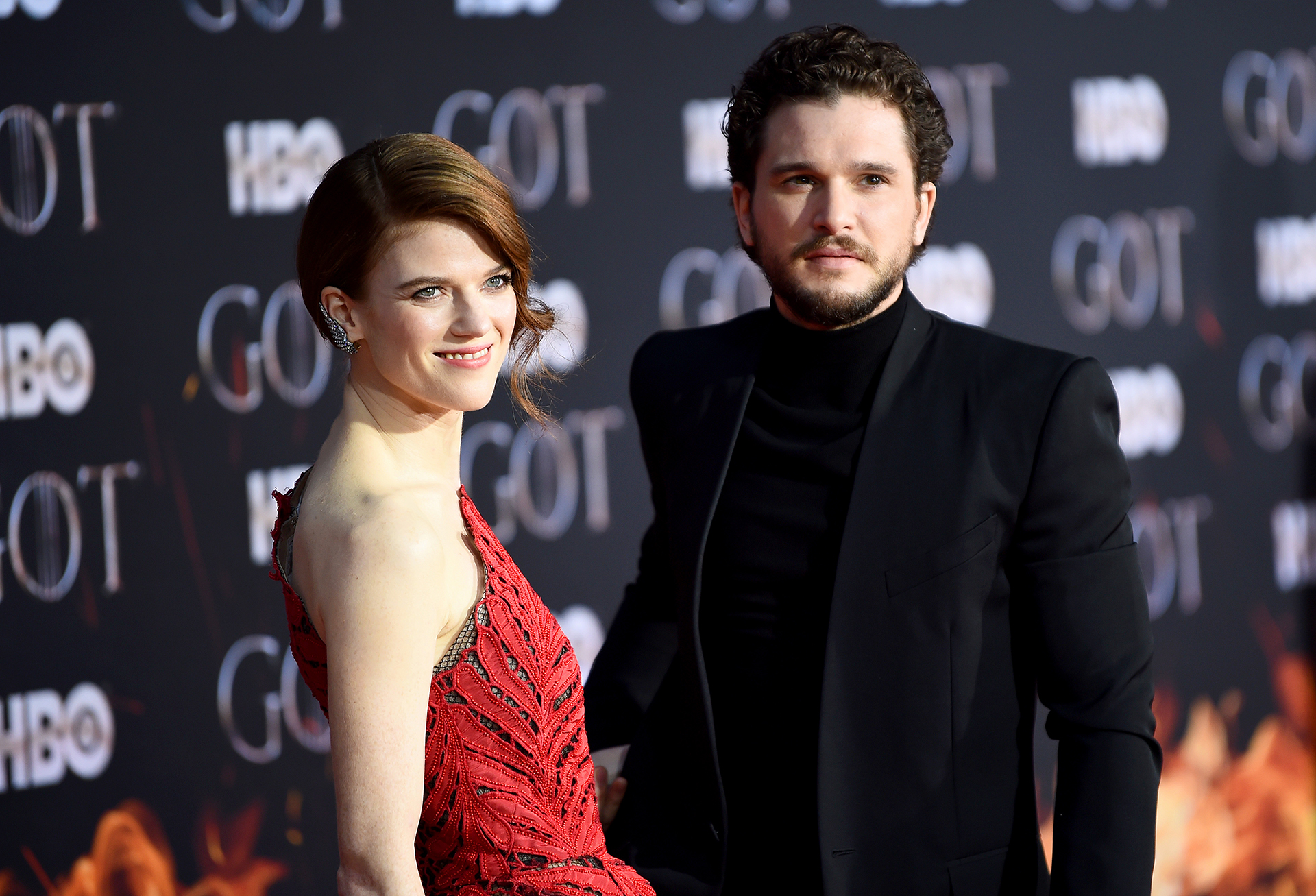Rose Leslie y Kit Harington se casaron tras conocerse en "Game Of Thrones" ( AFP)