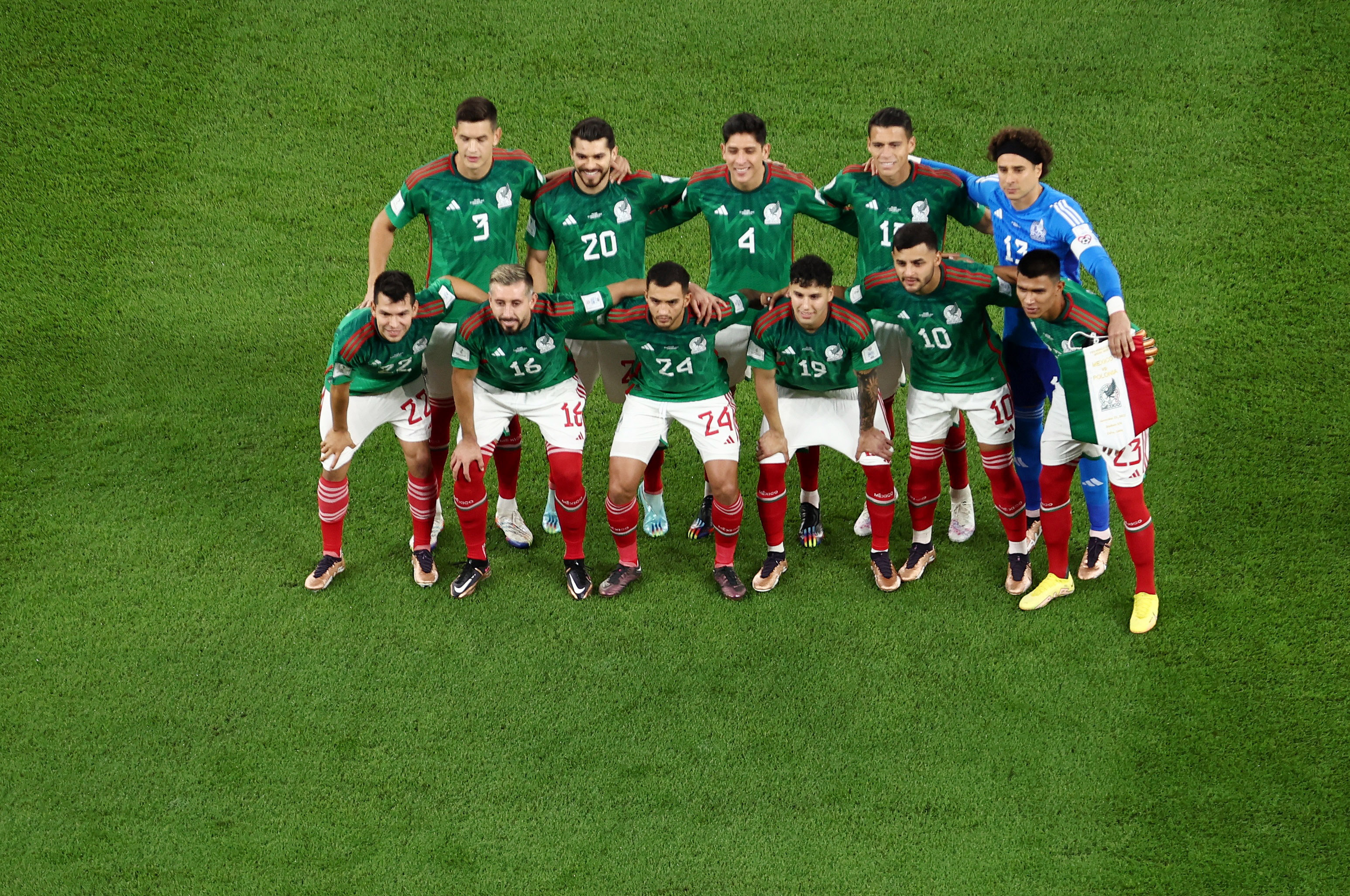 Reprezentacja Meksyku swój udział w Katarze 2022 rozpoczęła od remisu z Polską.  Zdjęcie: Marco Djurica/Reuters