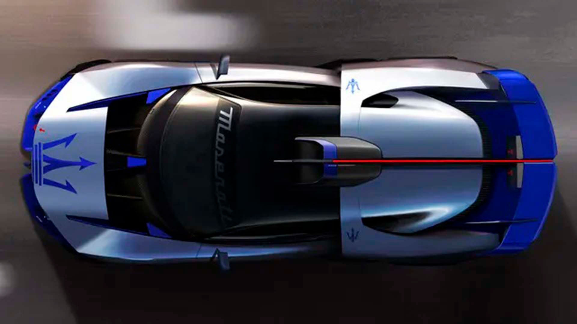 The top view of Project24 shows completely different aerodynamic handling than a normal car