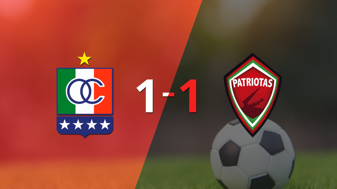 Patriotas FC empató 1-1 en su visita a Once Caldas
