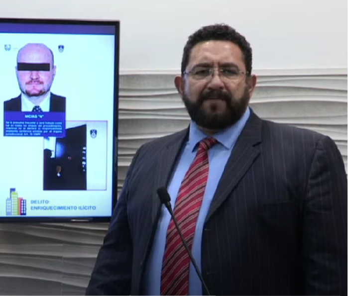 Mexico City Prosecutor's Office seeks Nicias "N". Ulises Lara urges to report it. YouTube/FiscalíaCDMX