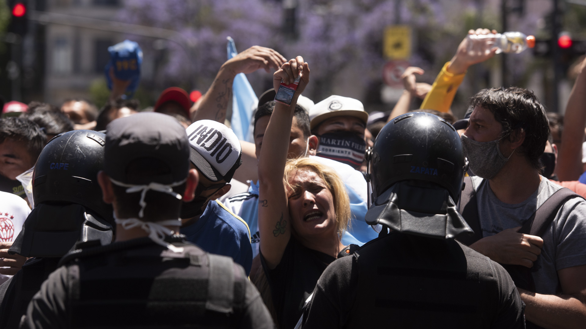 Luis Cámera aseguró que “las aglomeraciones multitudinarias como las ocurridas el jueves pasado en la Plaza de Mayo en el velatorio de Diego Maradona traen aumentos de casos” (Adrián Escandar)