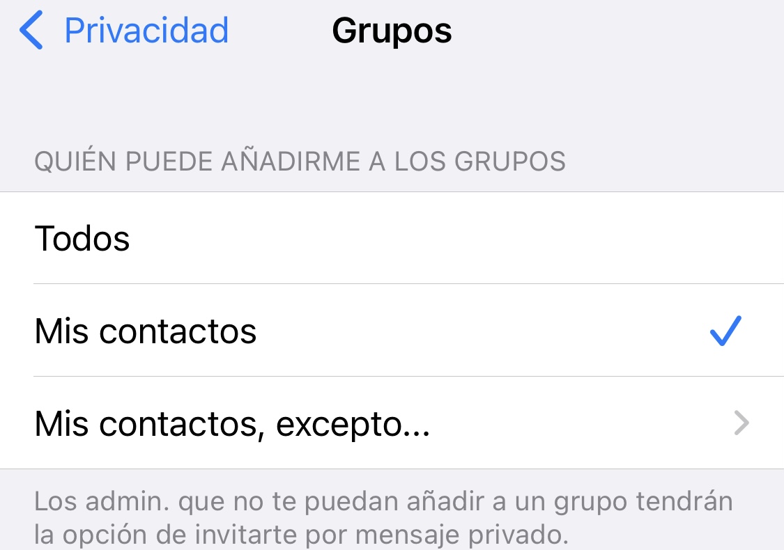 Ajustes para que los grupos de WhatsApp no sean molestos. (iPhone/WhatsApp/Jose Arana)