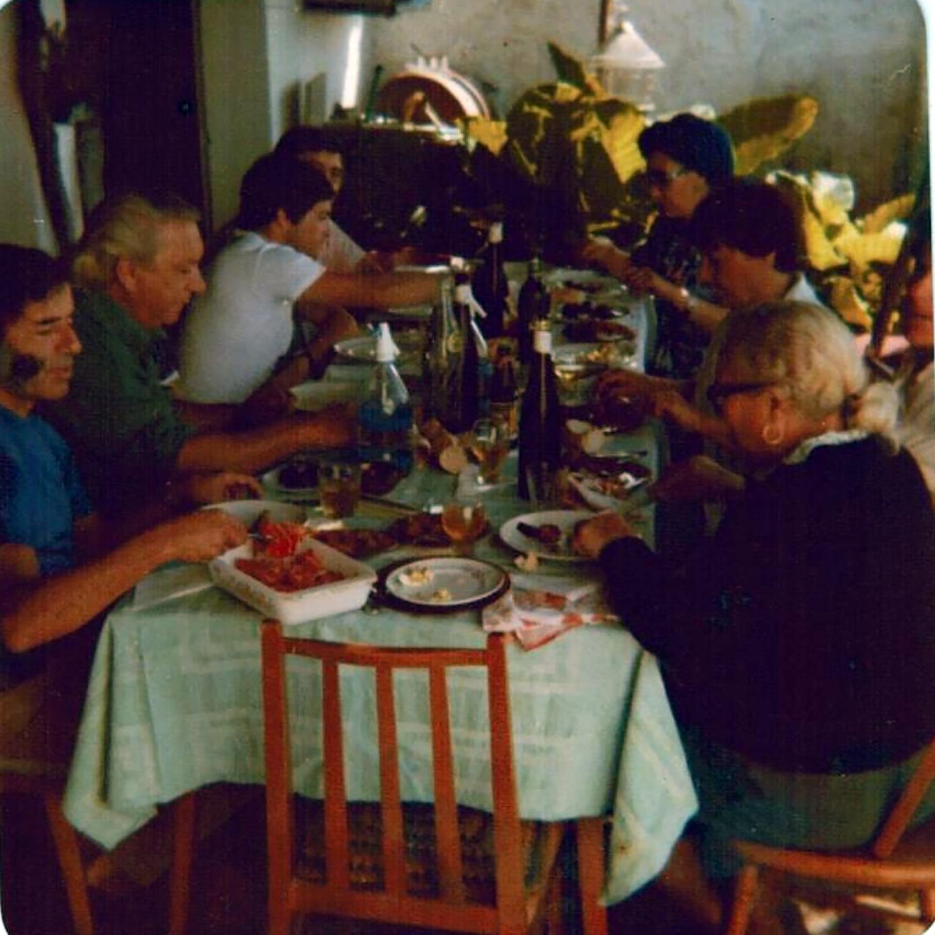 Asado en la casa de Cholito en Mar del Plata