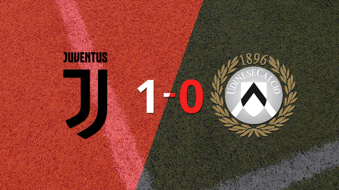 Juventus venció por la mínima a Udinese