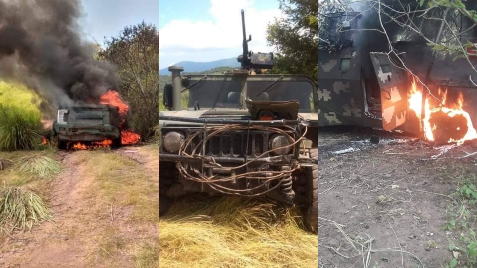 Sedena y Guardia Nacional hicieron frente a los ataques del CJNG en Michoacán (Foto: Twitter @Oscarbalmen)