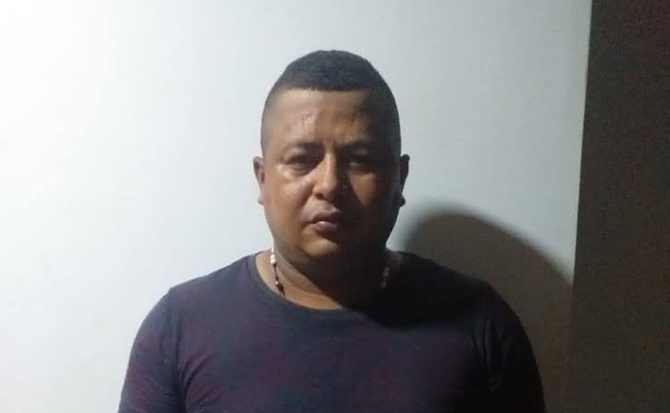 Rafael Antonio Alean Mercado, alias Cholo, cabecilla del grupo Clan del Golfo en Sucre. Foto: Policía Nacional