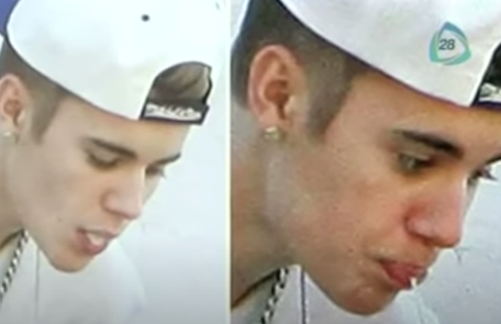 Justin Bieber spat at his fans (File)