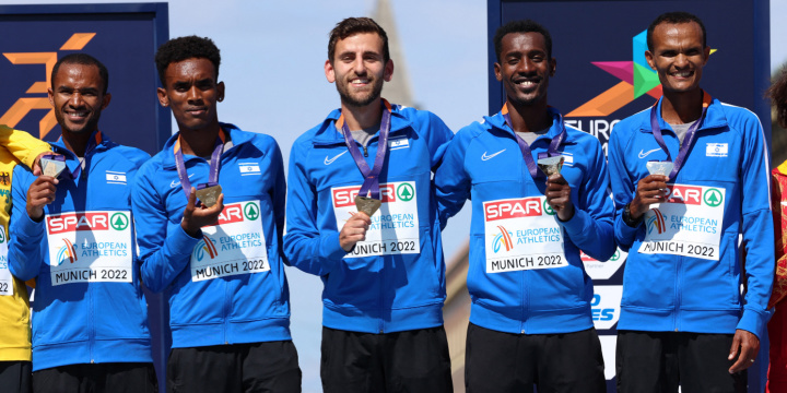 ‘History in Munich’ Israeli marathon team wins gold 50 years after Olympic massacre
