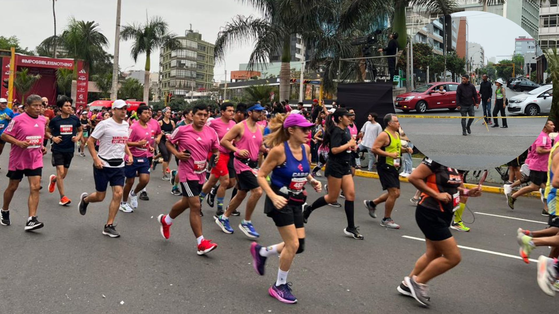 Las molestias y el tráfico que causó la Maratón Lima 42K en Miraflores