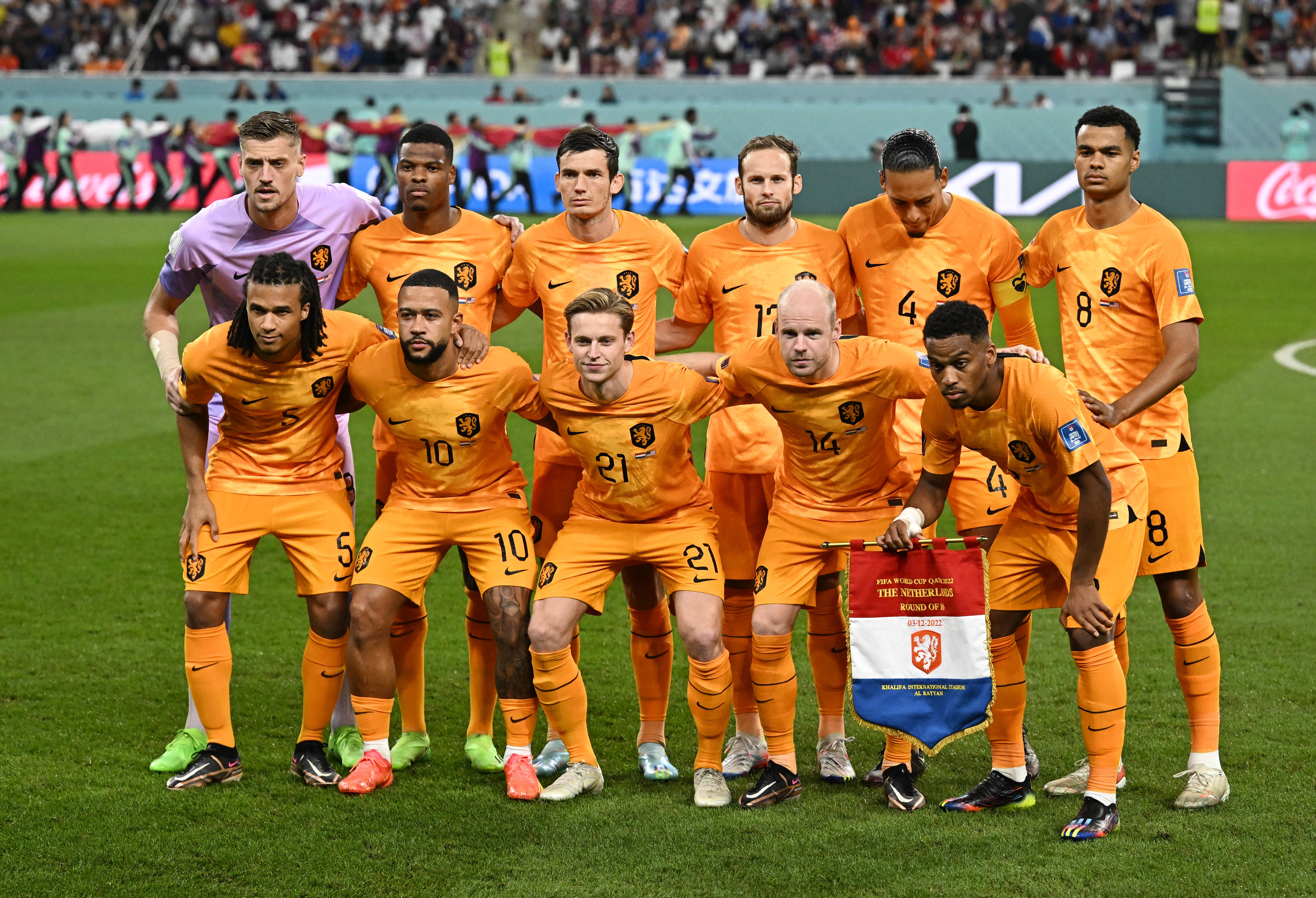 Países Bajos es el rival de la Argentina en los cuartos de final del Mundial de Qatar 2022 (REUTERS/Dylan Martinez)