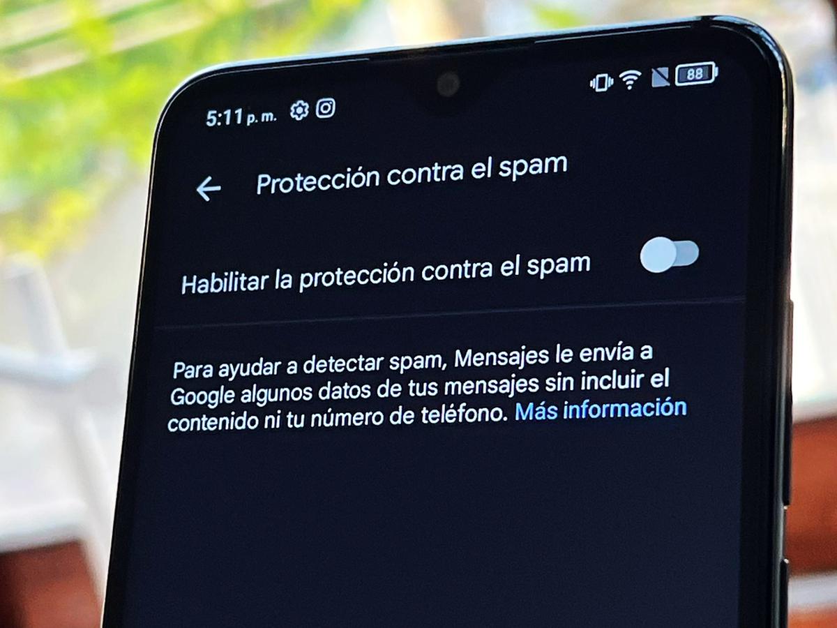 Función Antispam de Android. (foto: El Español)