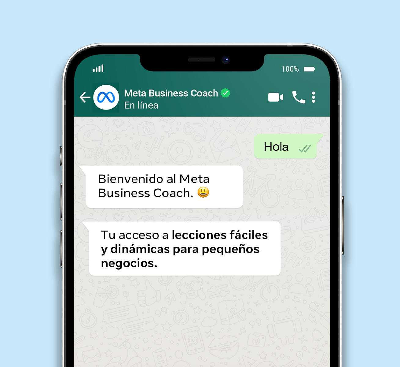 Meta Business Coach está disponible en otros idiomas y ayudó a un aproximado de 63,000 personas a nivel mundial a profundizar la información que ya poseen en ese campo del marketing. (Meta)