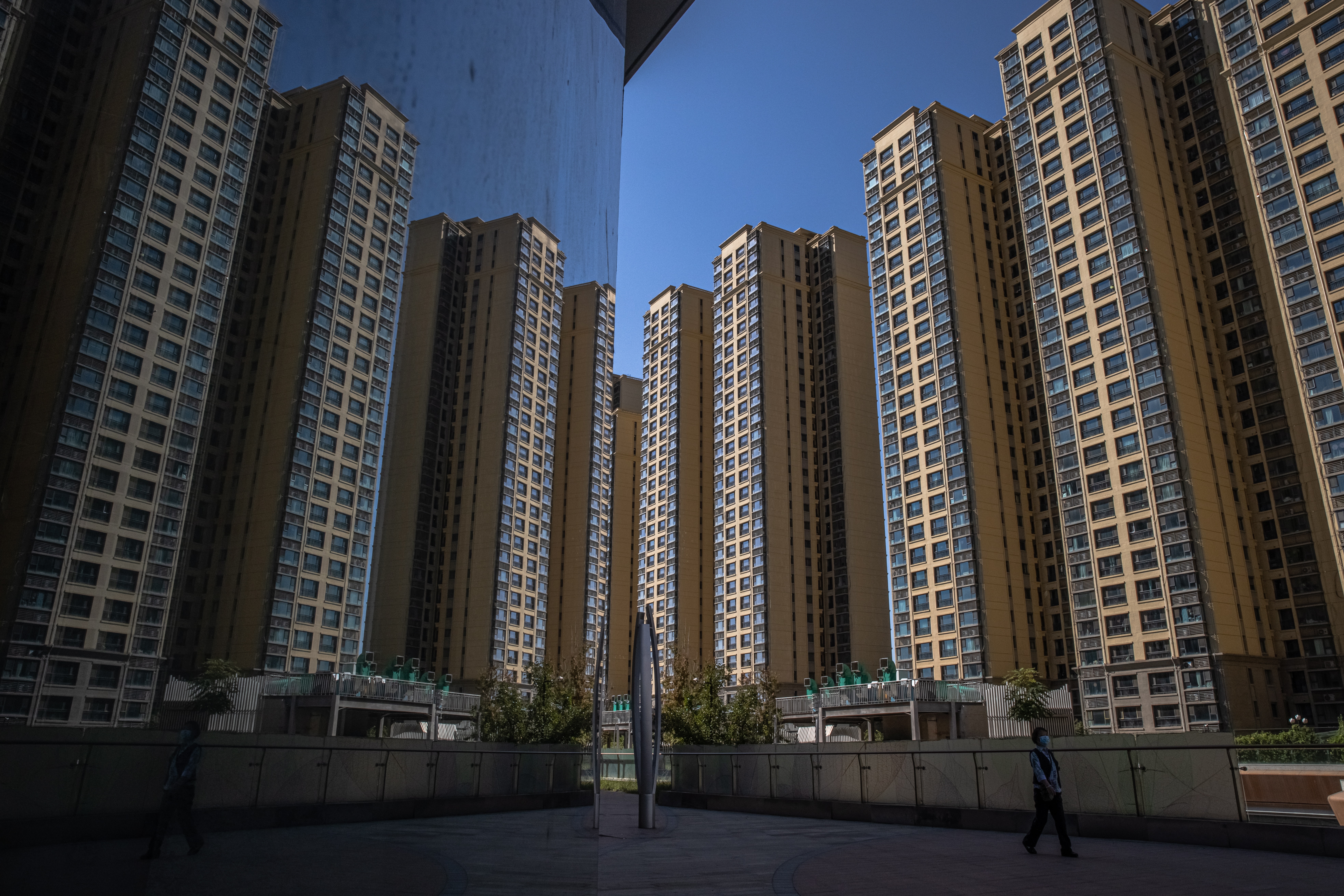 Edificios de apartamentos de Evergrande en Pekín. EFE/ROMAN PILIPEY

