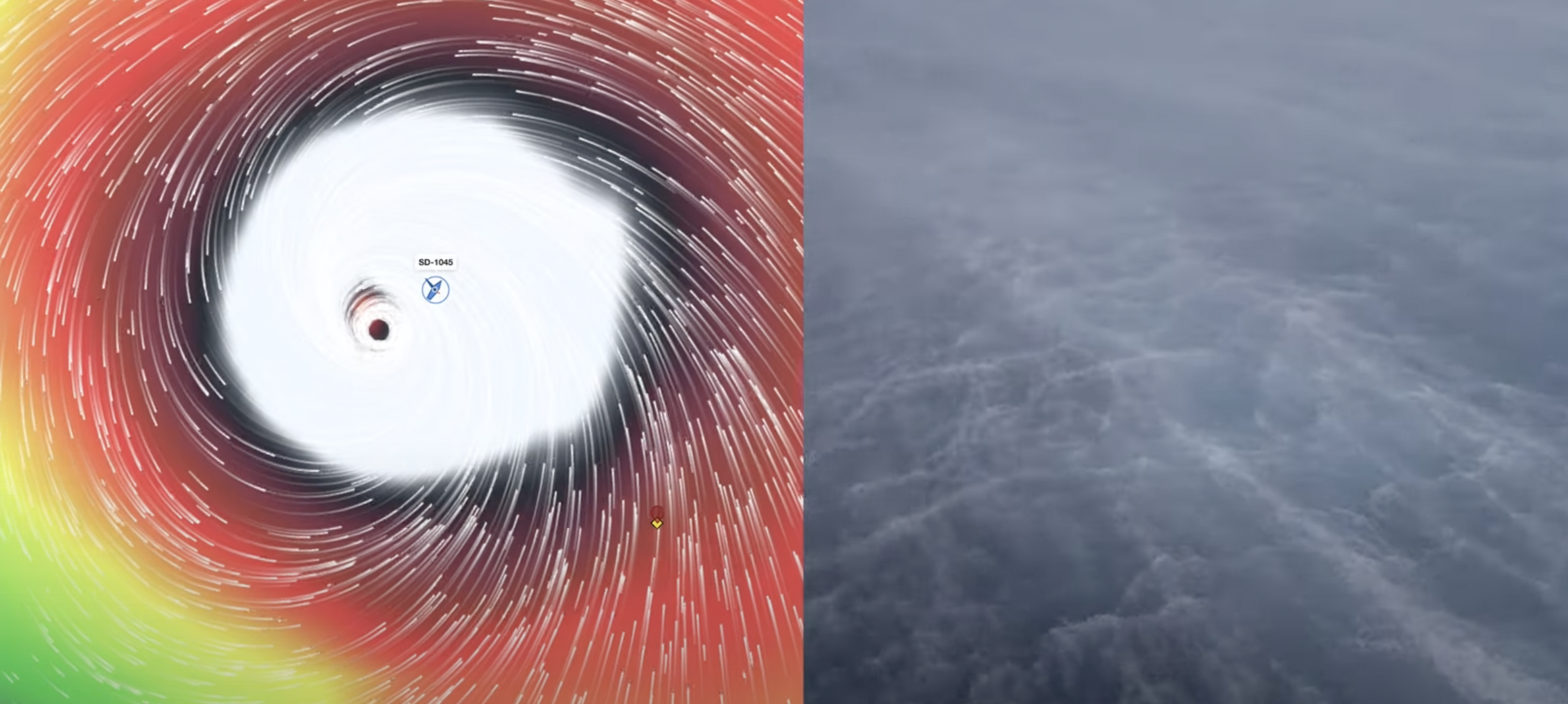Video del interior del huracán Fiona y otros ciclones grabados por un robot