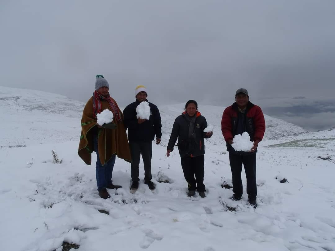 Nieve afectó cultivos de maíz, cebada, quinua y haba en Anta.