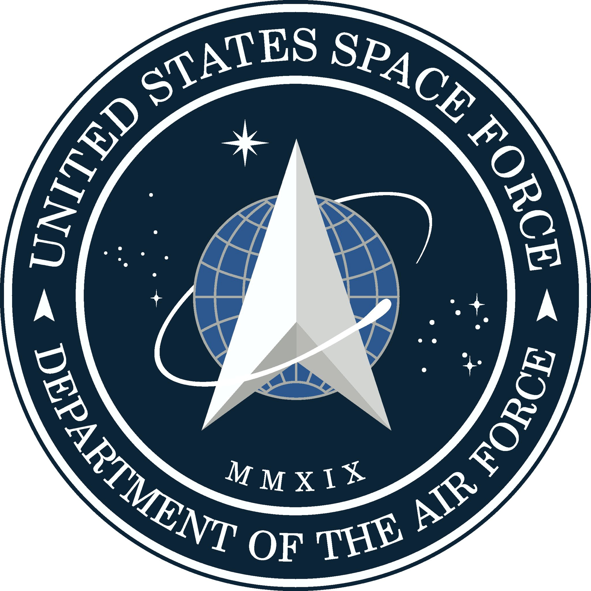 Logo de la Fuerza Espacial de Estados Unidos creada por Donald Trump en 2020 (The White House/Handout via REUTERS)