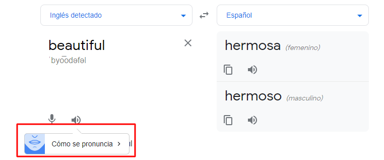 Moler hilo Durante ~ Cómo saber la pronunciación correcta de una palabra con ayuda del traductor  de Google - Infobae