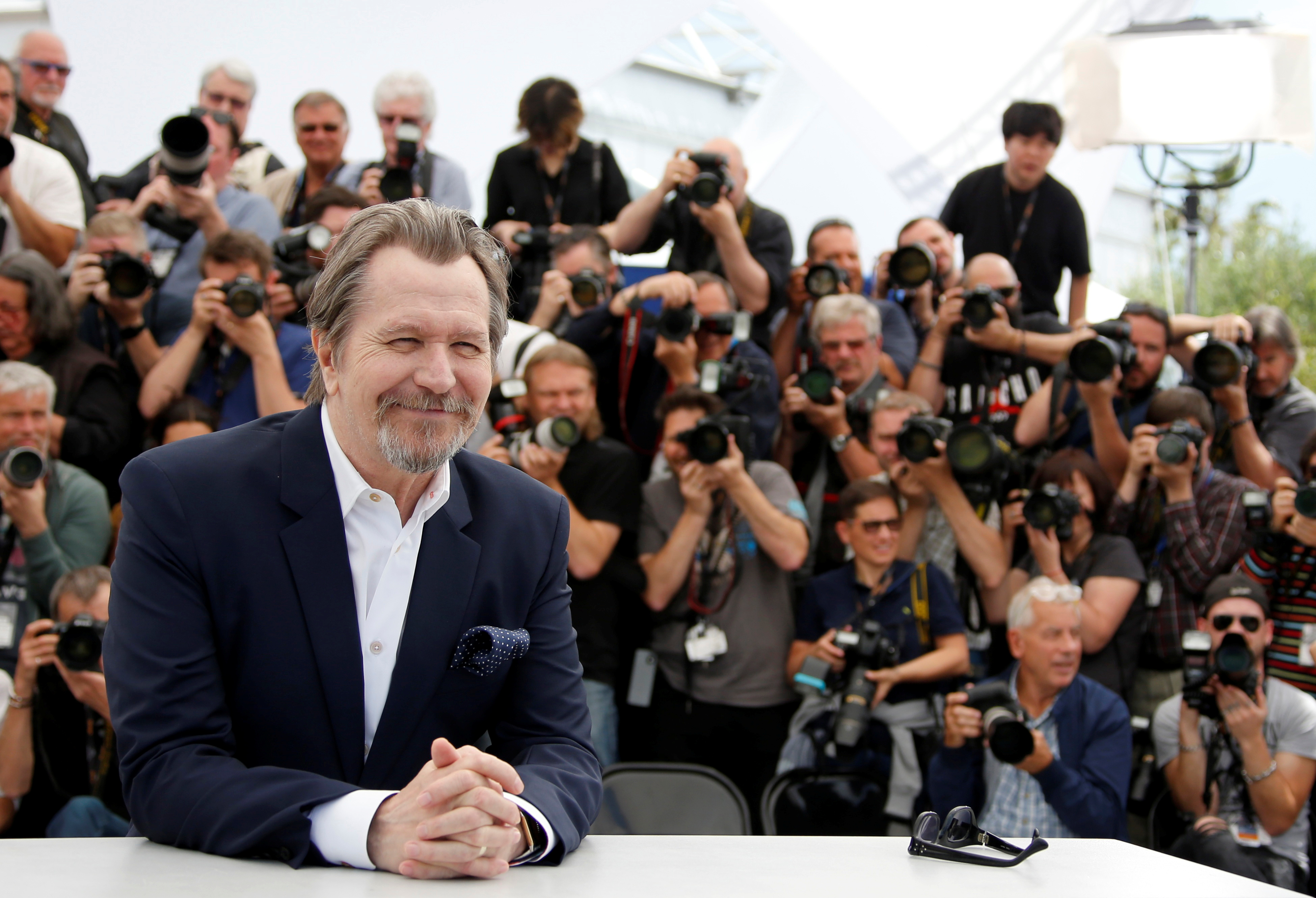 El actor y director Gary Oldman en Cannes en 2018 (Reuters)