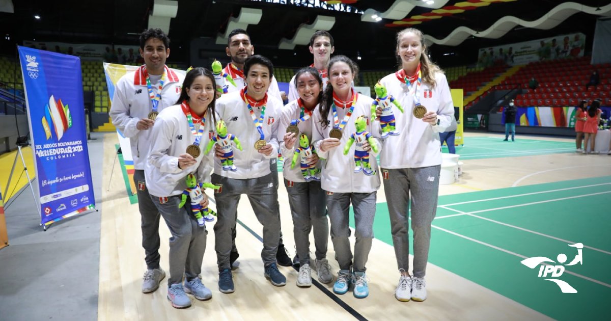 La selección peruana de Bádminton sumó 10 medallas en total (Foto: IPD)