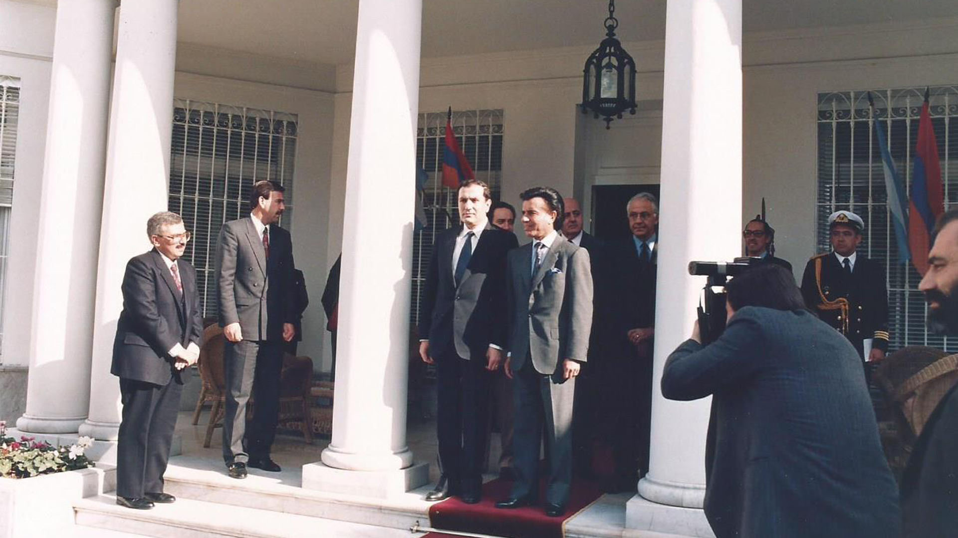 Junio de 1992: Visita oficial a Argentina del presidente armenio Levon Ter-Petrossian