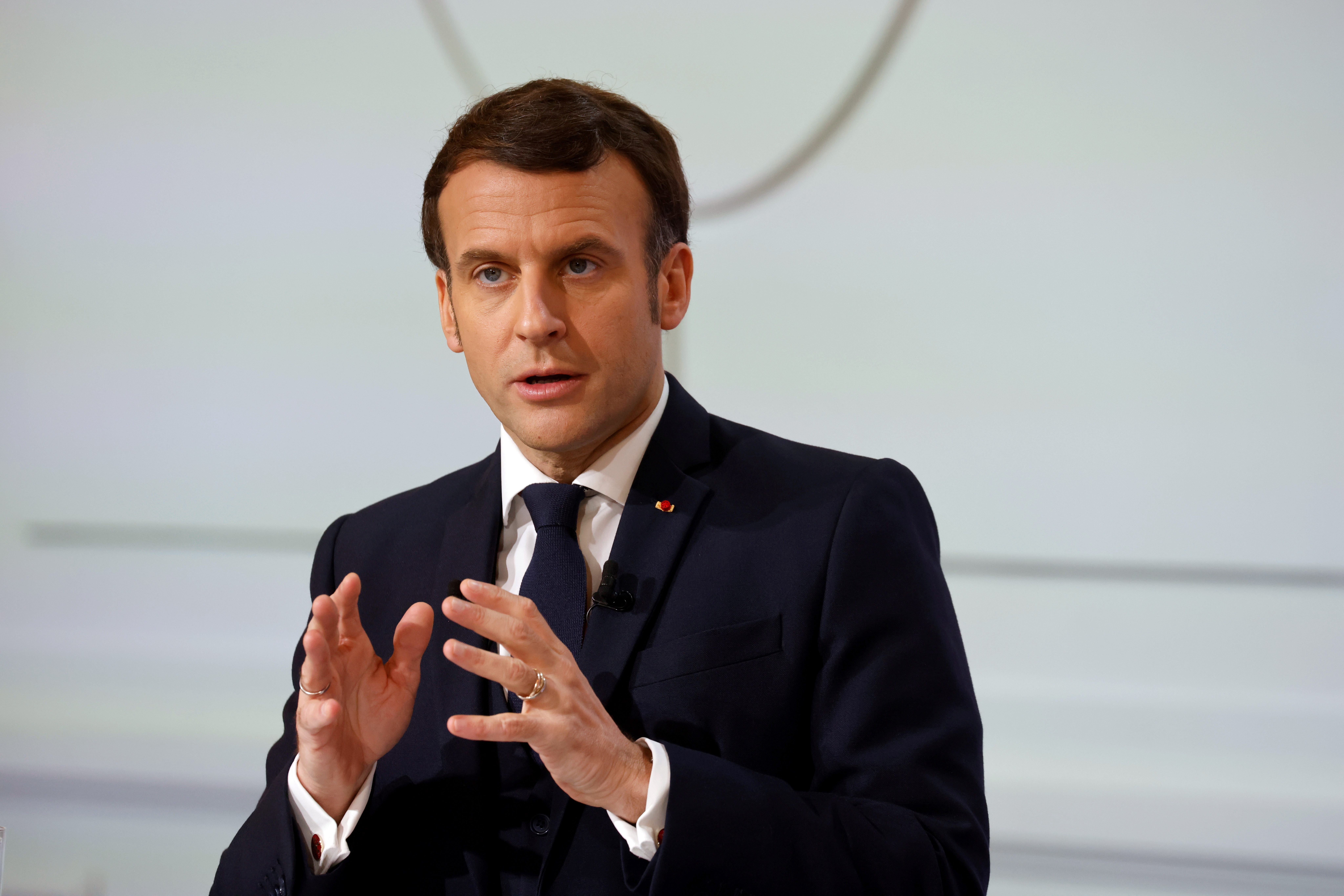 Emmanuel Macron, presidente de Francia (EFE/EPA/LUDOVIC MARIN)
