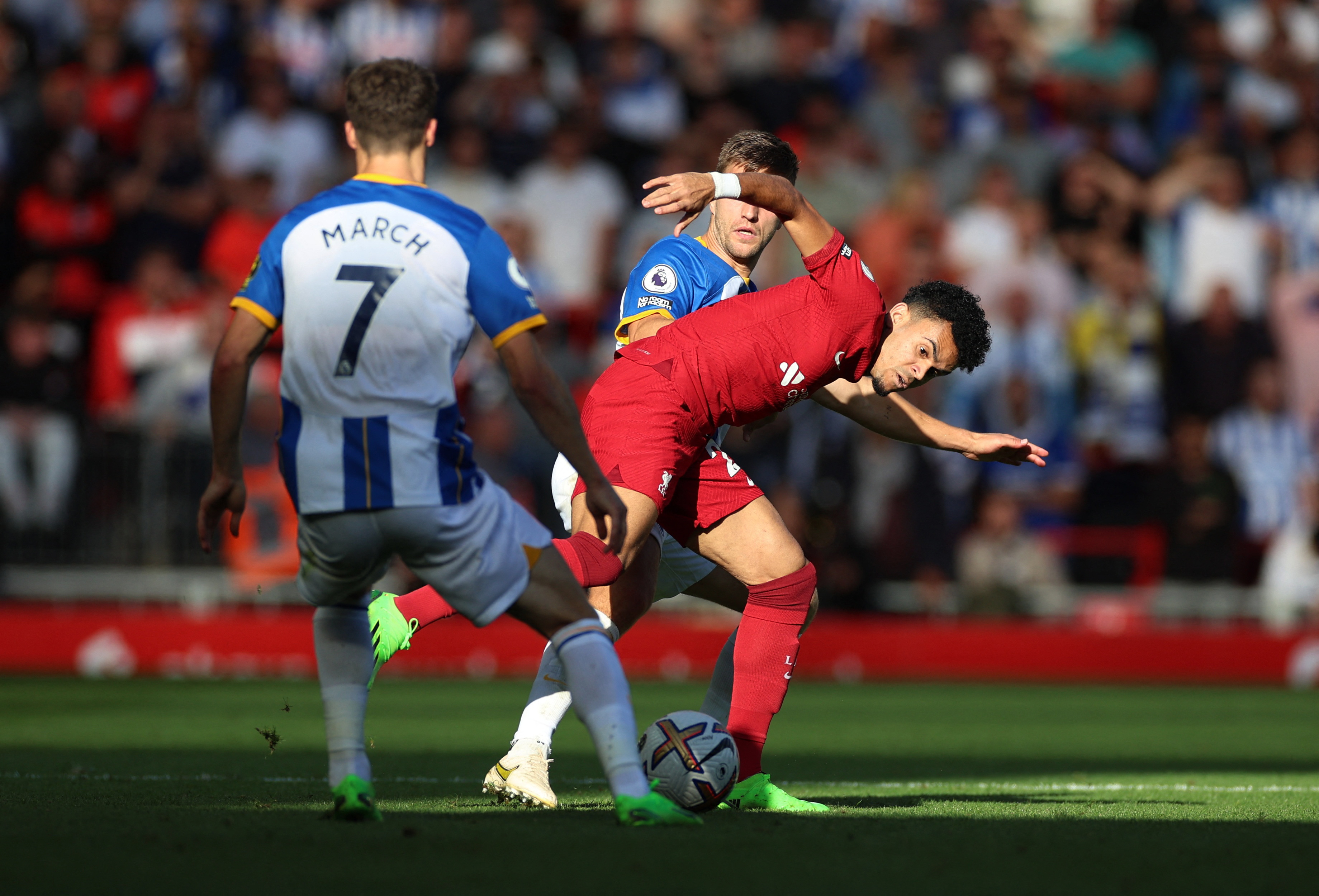 La prensa inglesa destacó a Luis Díaz en el empate de Liverpool: “Marcó la diferencia de inmediato”