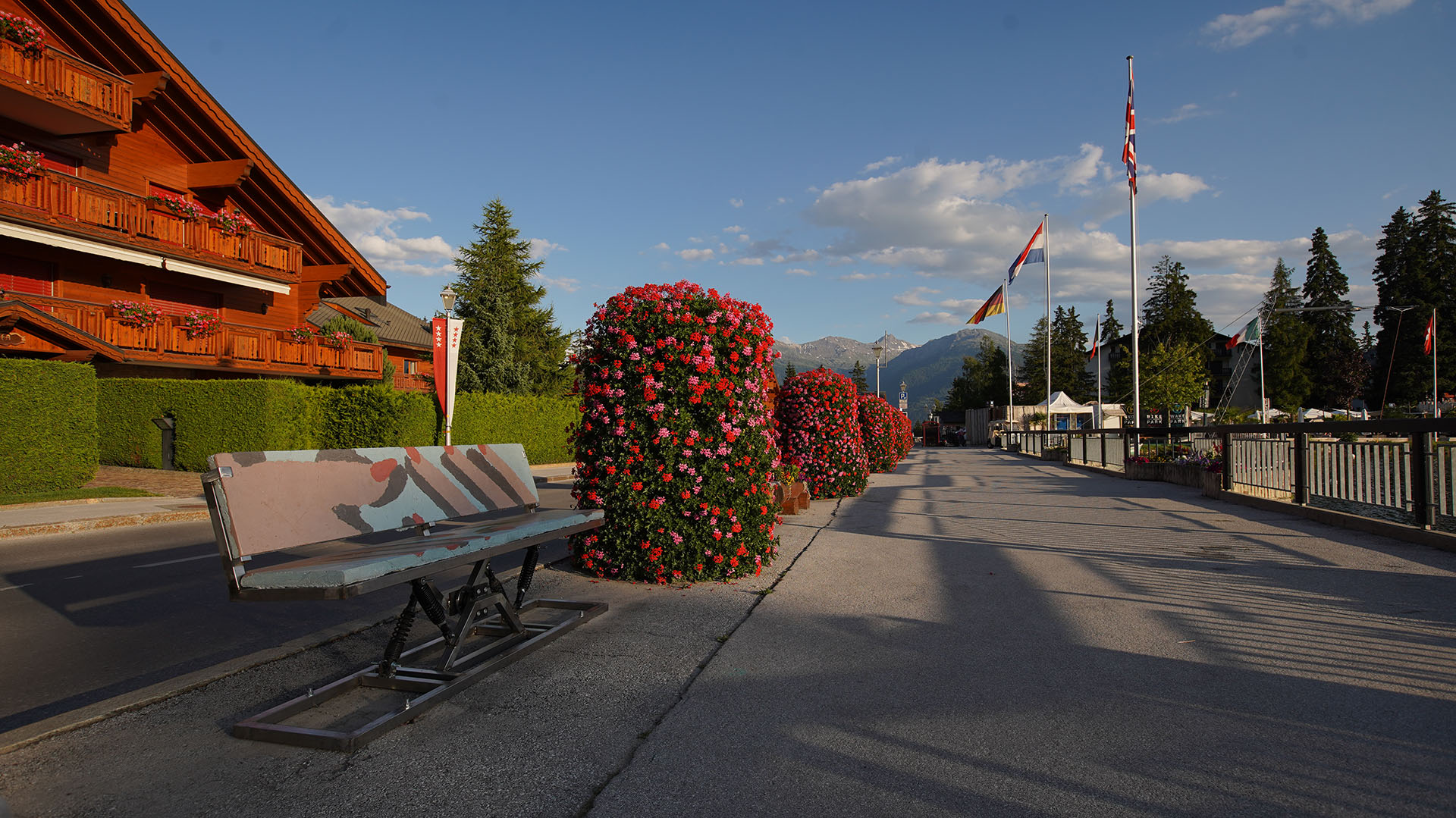 "Parcours Culturel", una muestra de arte al aire libre que toma cuerpo en la ciudad de Crans-Montana, Suiza (Prensa/cf/Telam)