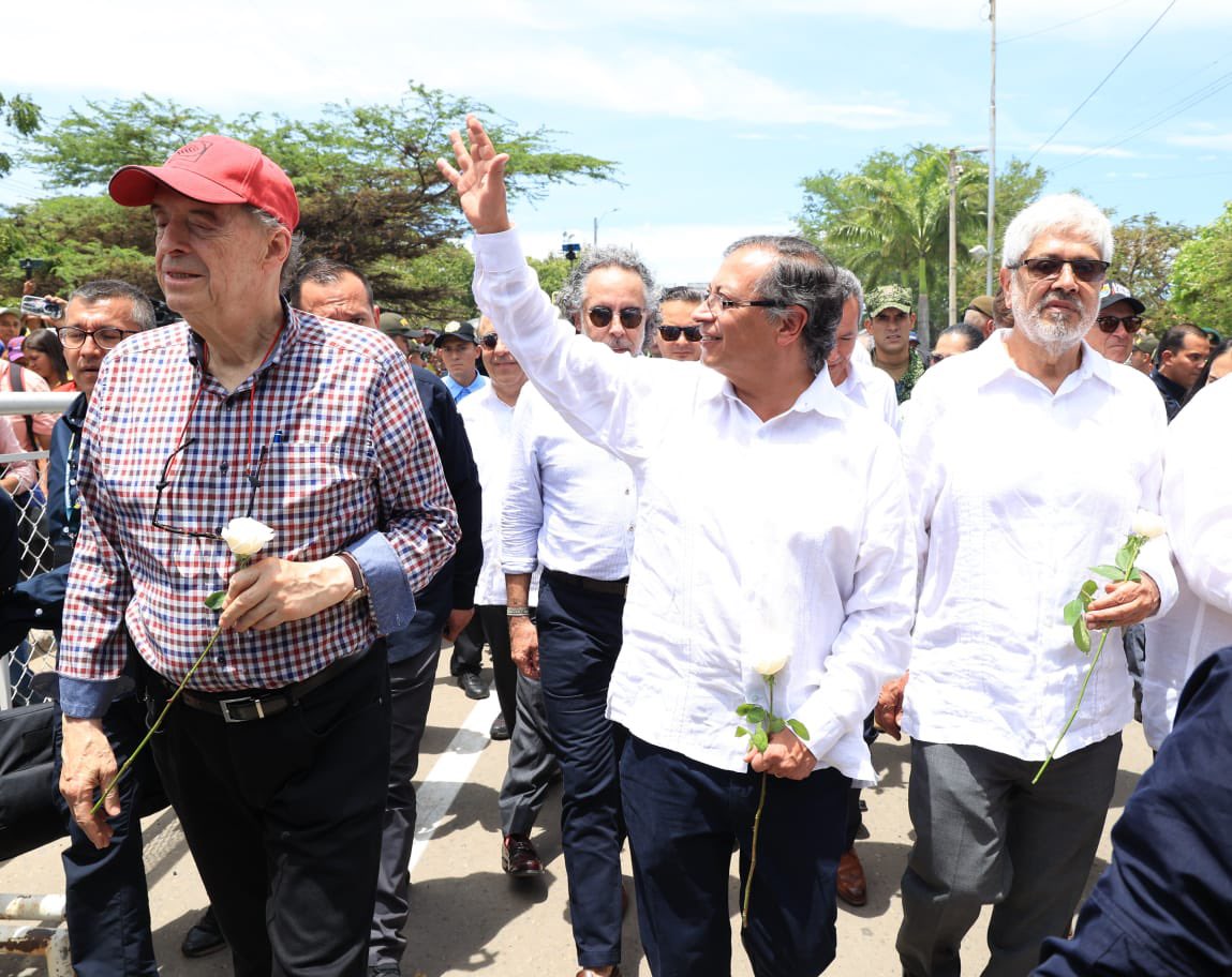 Con la presencia del presidente Gustavo Petro, se reabre oficialmente la frontera entre Colombia y Venezuela