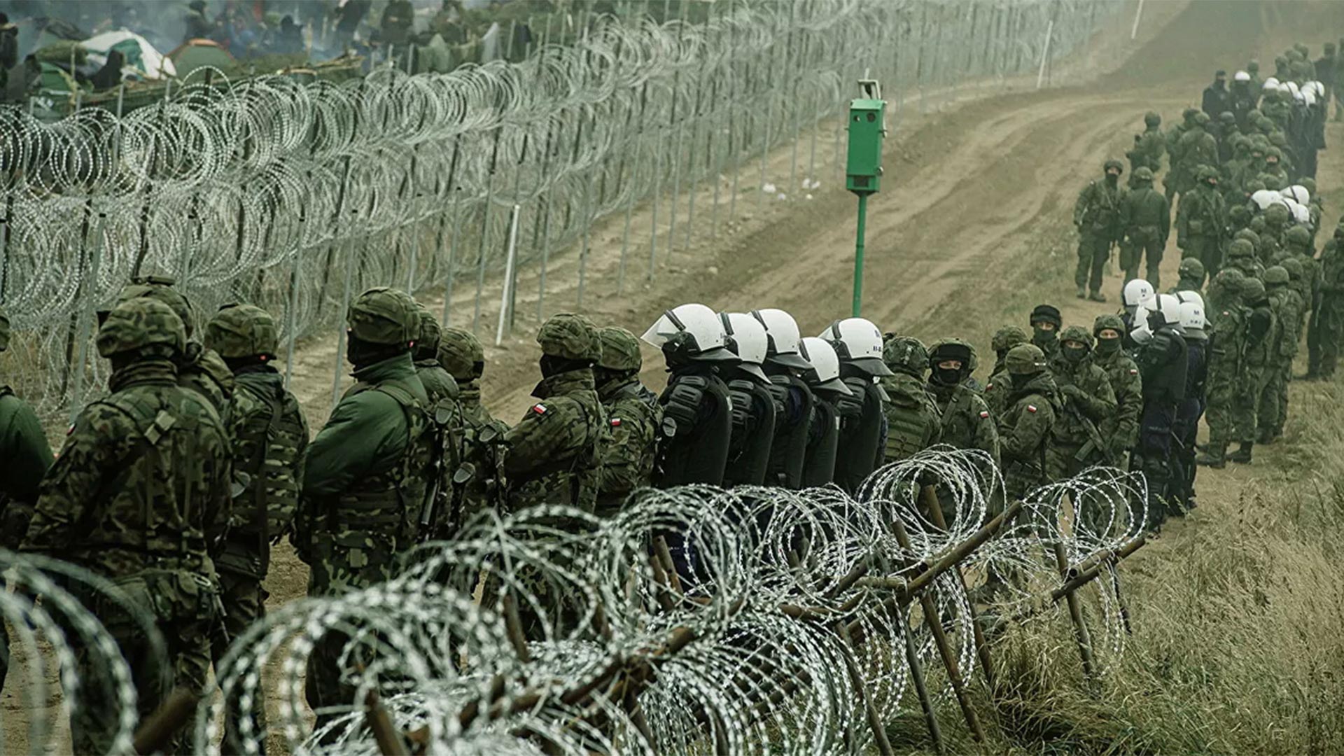 Despliegue de tropas en la frontera entre Bielorrusia y Polonia (Reuters)