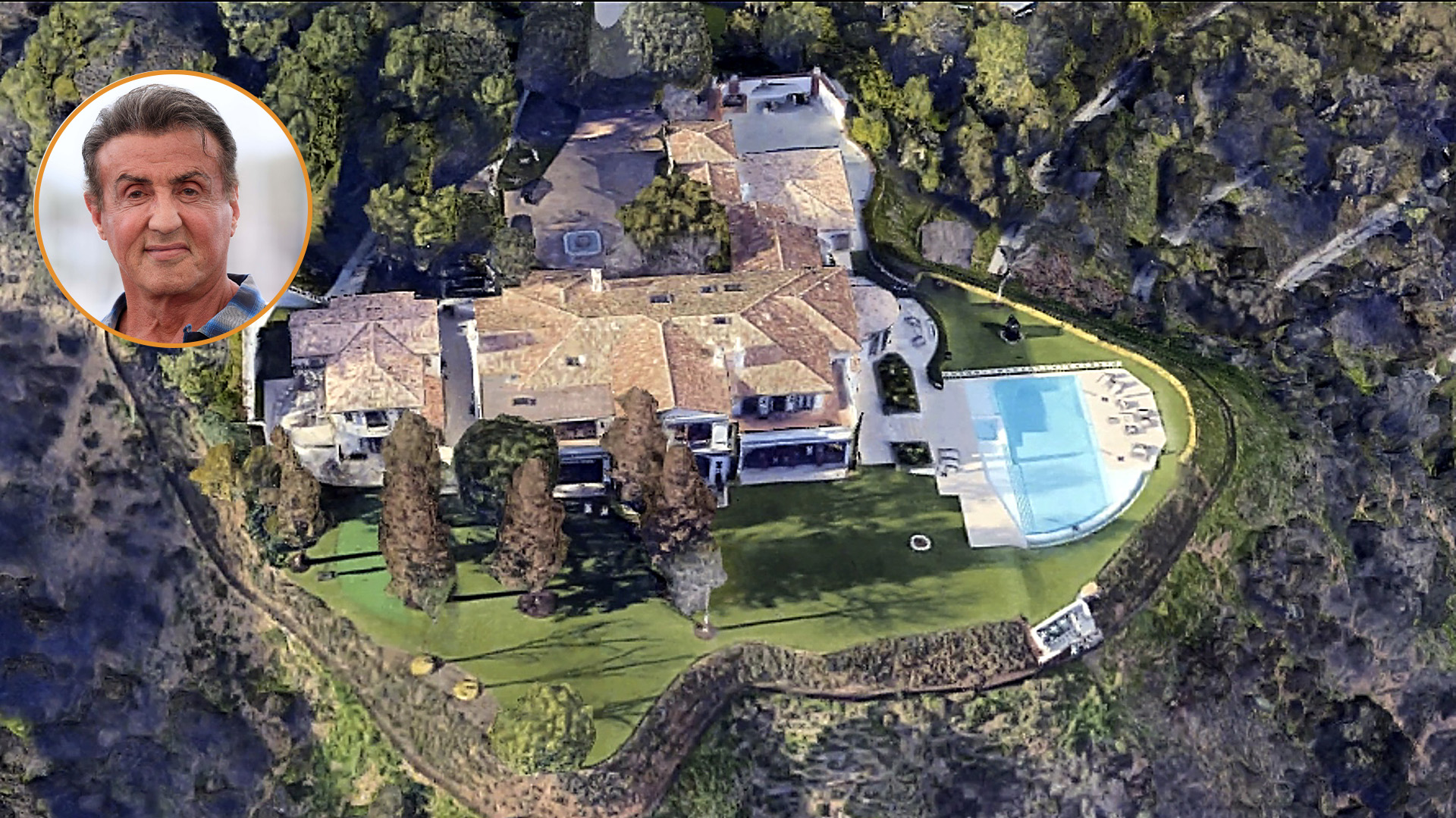 Sylvester Stallone vende su mansión de 8 dormitorios y 12 baños por 130 millones de dólares (The Grosby Group)