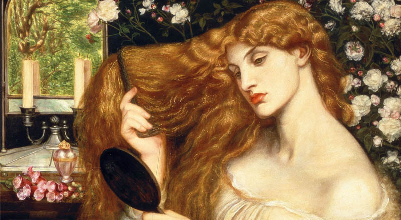 Lady Lilith, de Dante Gabriel Rossetti (fragmento)