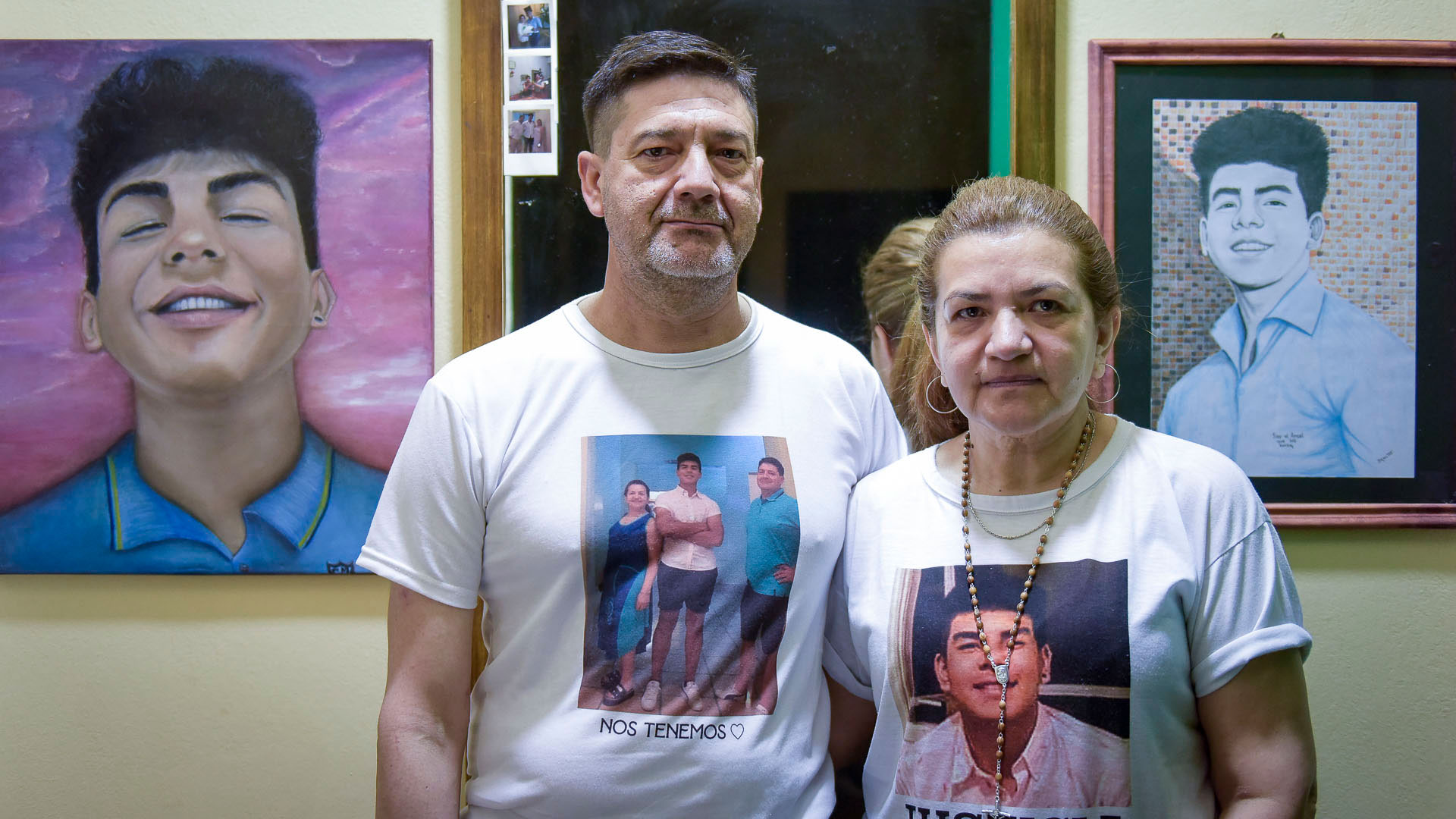 Silvino y Graciela Báez Sosa, los padres de Fernando, declararán como testigos durante la primera jornada del juicio (Crédito: Gustavo Gavotti)