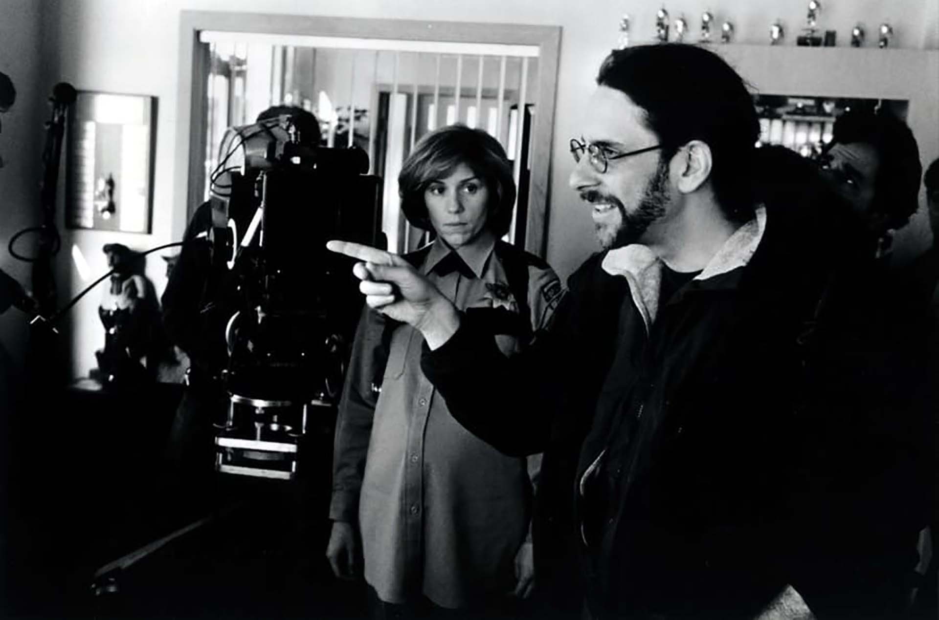 McDormand y Joel Coen durante el rodaje de "Fargo", que le valió su primer Oscar como mejor actriz. (Shutterstock)