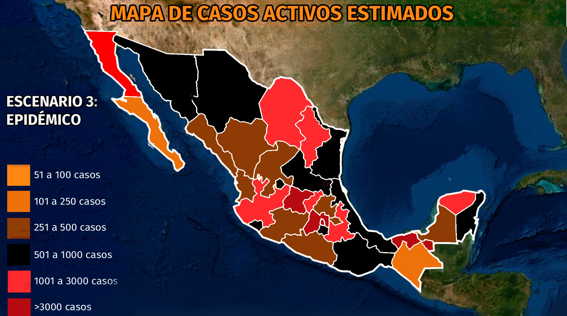 Mapa del coronavirus en México al 13 de octubre: más de 500 casos en un día, epidemia disminuye 28%